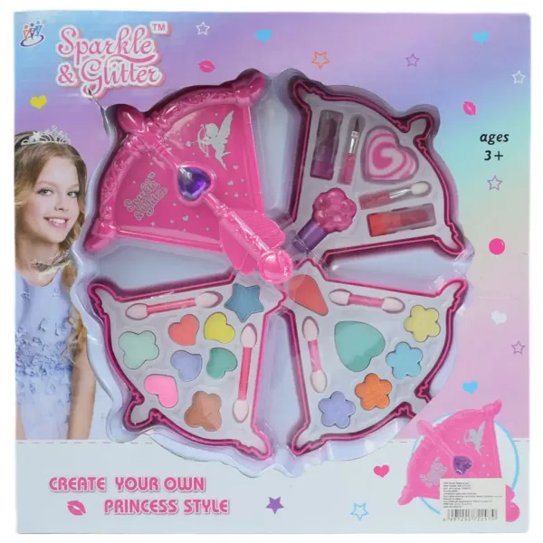 Sparkle & Glitter: Třípatrová kosmetická sada ve tvaru šipky obrázek 7