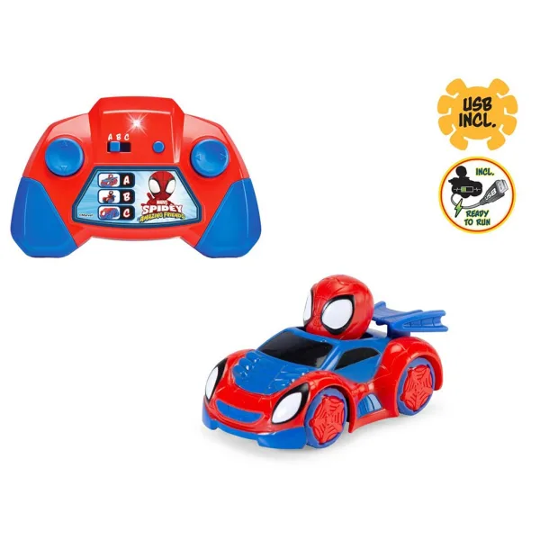Spiderman dálkově ovládané auto 1/50 - Dickie Toys obrázek 2