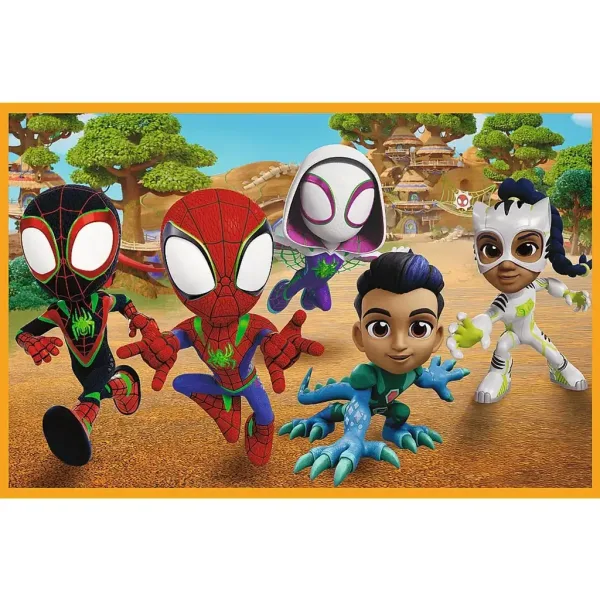 Spidey a dinosauři 2x24ks puzzle - Trefl obrázek 3