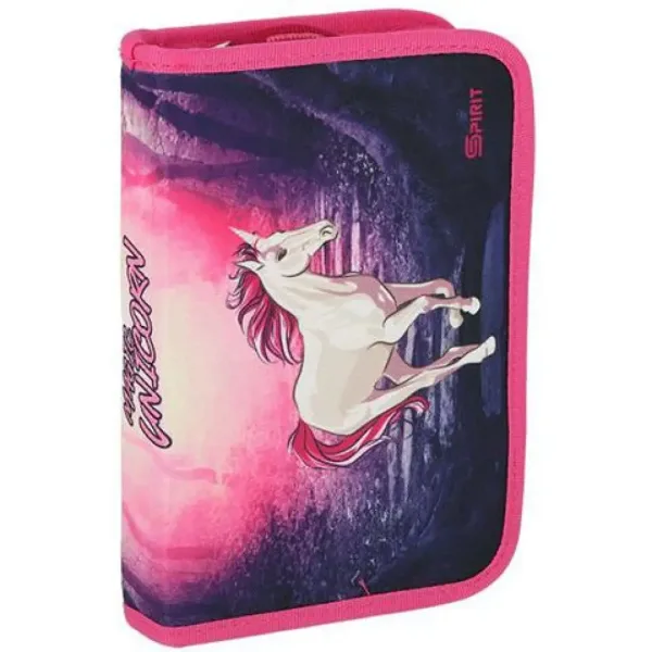 Spirit: Magický jednorožec 3D vzor ergonomická 5dílná školní taška s LED osvětlením 34x22x41cm obrázek 6