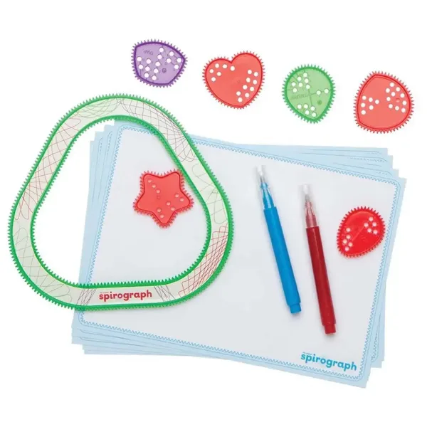 Spirograph: FUN Shapes Spirograf - Zábavné tvary 10dílná kreativní sada obrázek 2
