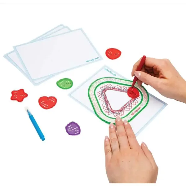 Spirograph: FUN Shapes Spirograf - Zábavné tvary 10dílná kreativní sada obrázek 3