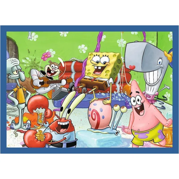 SpongeBob 4 v 1 35-48-54-70dílné puzzle - Trefl obrázek 2