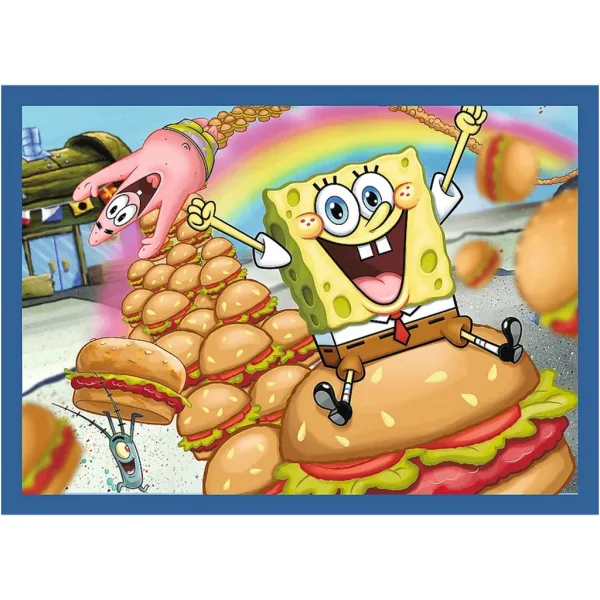 SpongeBob 4 v 1 35-48-54-70dílné puzzle - Trefl obrázek 3