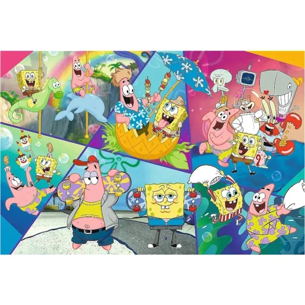 SpongeBob a obyvatelé Bikini Dolního, puzzle 300 dílků – Trefl obrázek 2