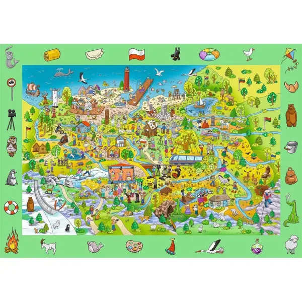 Spy Guy 100dílné puzzle Polsko - Trefl obrázek 2
