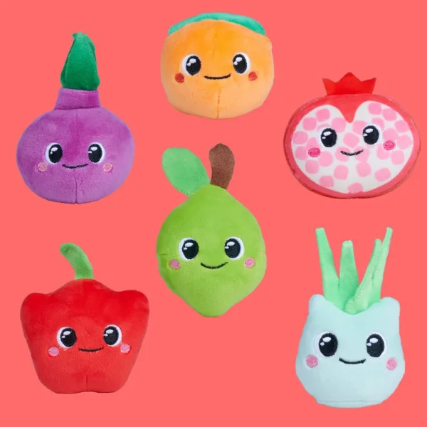 Squeezlings sběratelská měkká plyšová figurka (zelenina a ovoce), 2. série, 1 ks - Simba Toys obrázek 2