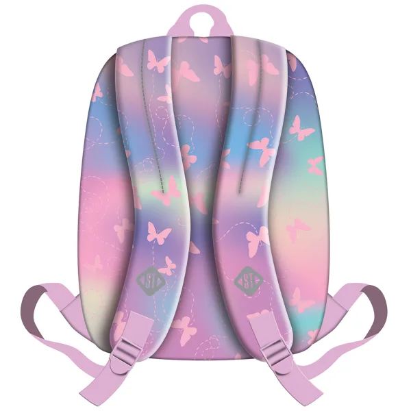 St.Right Pink butterfly růžový školní batoh s motýly, BP33 40x27x17cm obrázek 2