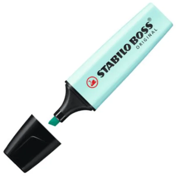 Stabilo: BOSS Original Pastel textový zvýrazňovač v tyrkysové barvě 2-5mm obrázek 2