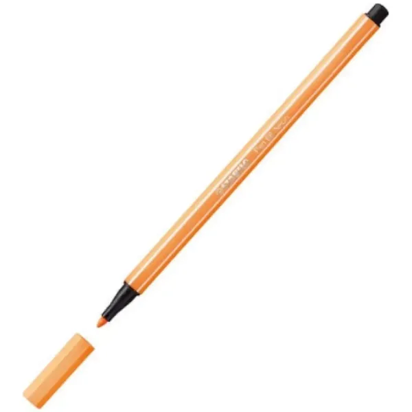 Stabilo: Pen 68 flomastrový pero ve fluo oranžové barvě 1mm obrázek 2
