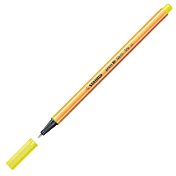 Stabilo: Point 88 fix s 0,4mm neonově žlutá obrázek 2