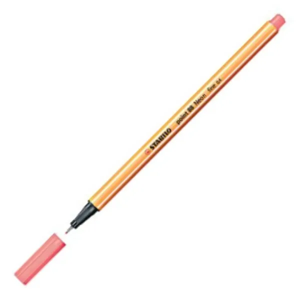 Stabilo: Point 88 fixka 0,4mm v neonově červené barvě obrázek 2