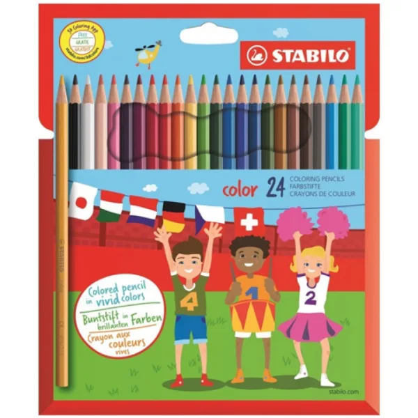 Stabilo: Sada barevných tužek Color, 24 kusů obrázek 1