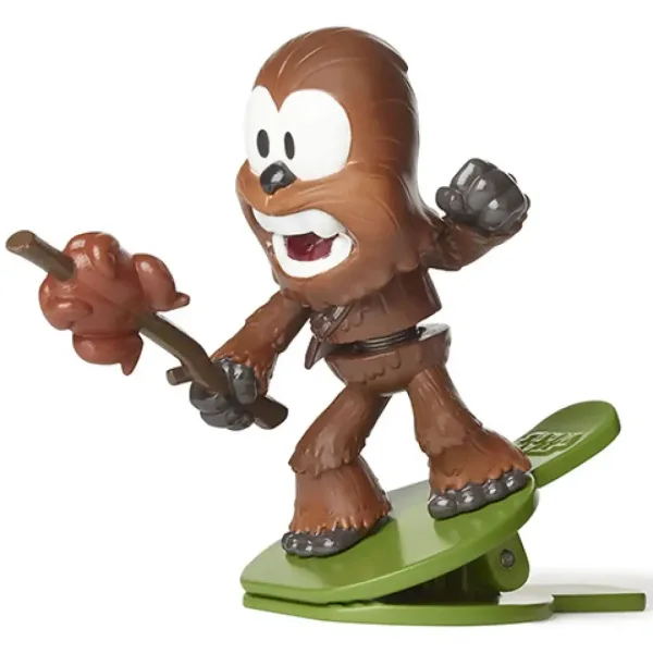 Star Wars Battle Bobblers Porgs vs Chewie figurka s klipsem - Hasbro obrázek 3