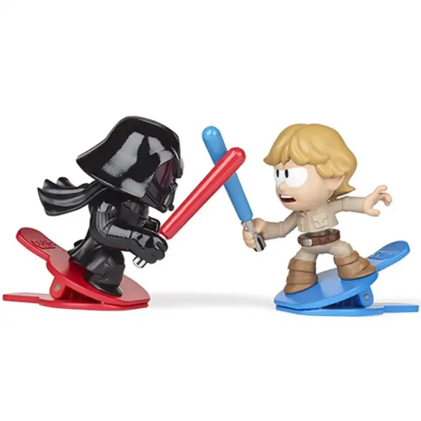 Star Wars Battle Bobblers Vader vs Luke figurka s klipsem - Hasbro obrázek 2