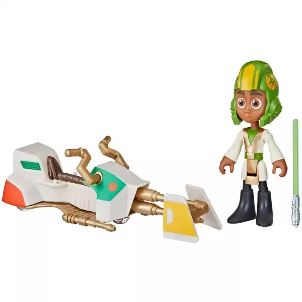 Star Wars: Dobrodružství mladého Jediho - Sada figurky Kai Brightstar s vozíkem 7,5 cm - Hasbro obrázek 3