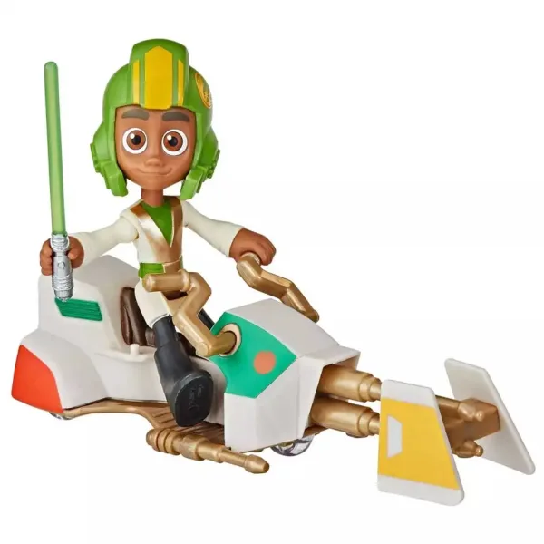 Star Wars: Dobrodružství mladého Jediho - Sada figurky Kai Brightstar s vozíkem 7,5 cm - Hasbro obrázek 4