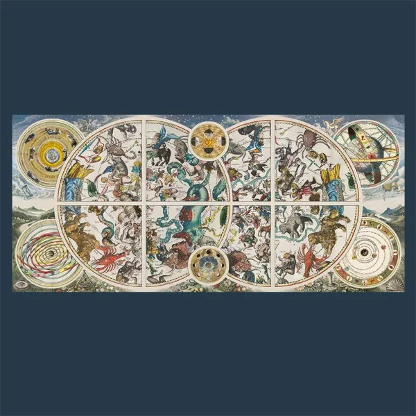 Starožitné astronomické mapy puzzle 9000 dílků UFT - Trefl obrázek 2