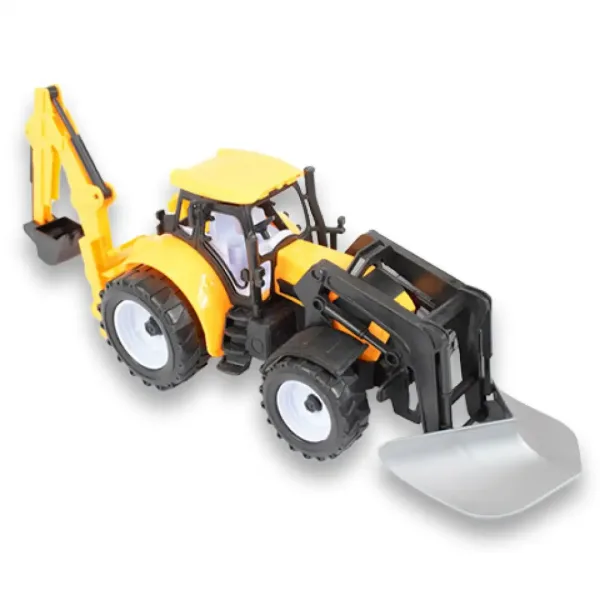 Stavební náklaďák: Bagrový nakladač traktor pracovní stroj ve dvou variantách 39cm obrázek 3