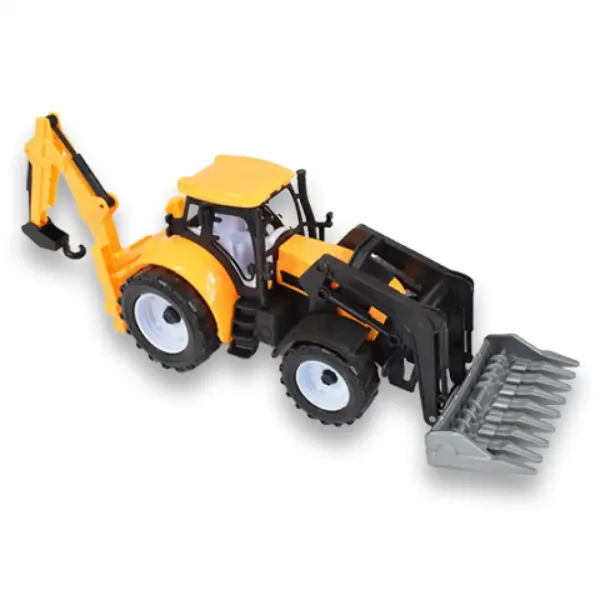 Stavební náklaďák: Bagrový nakladač traktor pracovní stroj ve dvou variantách 39cm obrázek 5