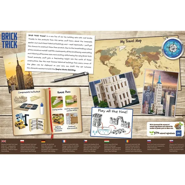 Stavíme z cihel Brick Trick: Empire State Building XL stavebnice - Trefl obrázek 3