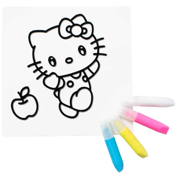 Sticker Art: Sada samolepek k vybarvení Hello Kitty, různé druhy, 1 ks – Comansi obrázek 3