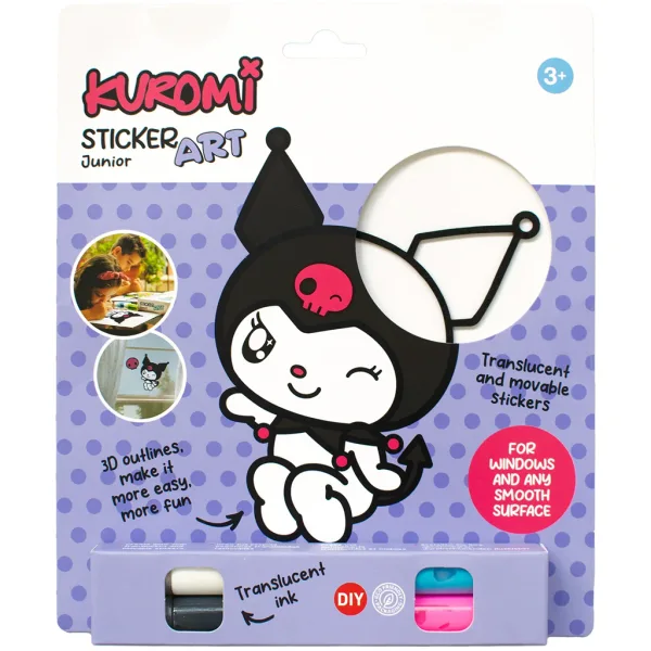 Sticker Art: Sada samolepek k vybarvení Hello Kitty, různé druhy, 1 ks – Comansi obrázek 4