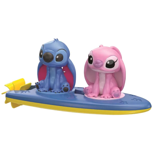 Stitch a Angel koupací hračka s surfovým prknem - Clementoni baby obrázek 2