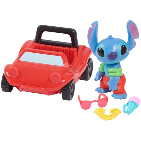 Stitch hračka s autem obrázek 2