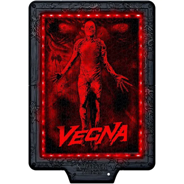 Stranger Things – Vecna’s Curse, puzzle s 520 dílky s rámem a RGB LED osvětlením – Clementoni obrázek 4