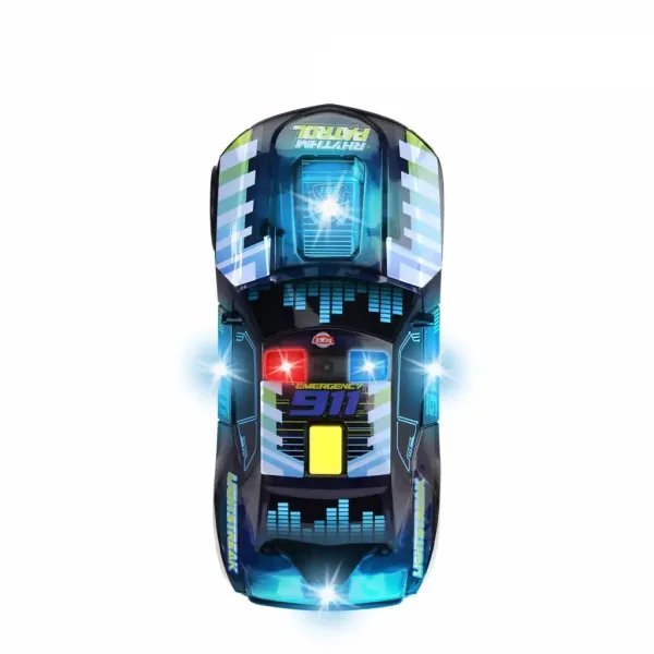 Streets Beatz Rhythm policejní auto 20 cm se světlem a zvukem - Dickie Toys obrázek 3