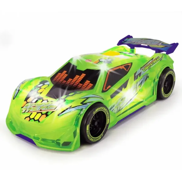 Streets Beatz: Speed Tronic neon zelené auto s osvětlením a zvukem 20 cm - Dickie Toys obrázek 2