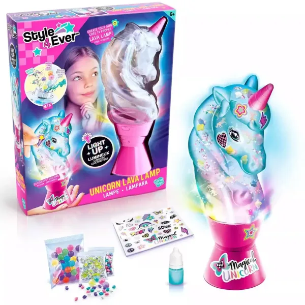 Style 4 Ever DIY Unicorn lávová lampa kreativní sada obrázek 1