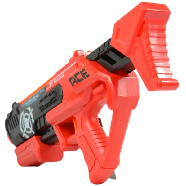 Super Shoot: Manuální pěnová střelná zbraň s náboji 47cm obrázek 3