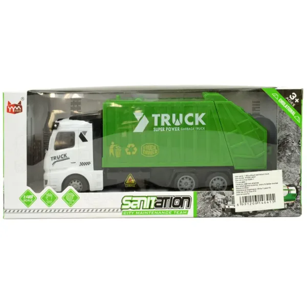 Super Truck: Kontejnerový nákladní automobil na kolečkách pro přepravu odpadu 20cm obrázek 6