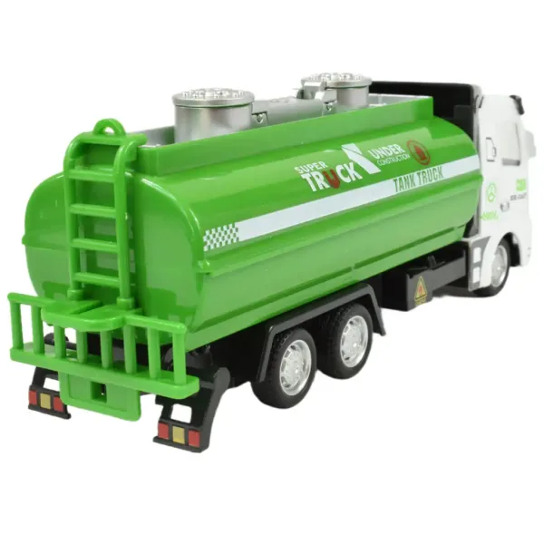 Super Truck: Nádržový kamion v zelené barvě 20 cm obrázek 2