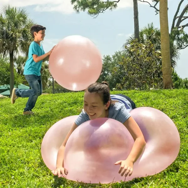 Super Wubble bublinová koule červená barva 75 cm obrázek 2