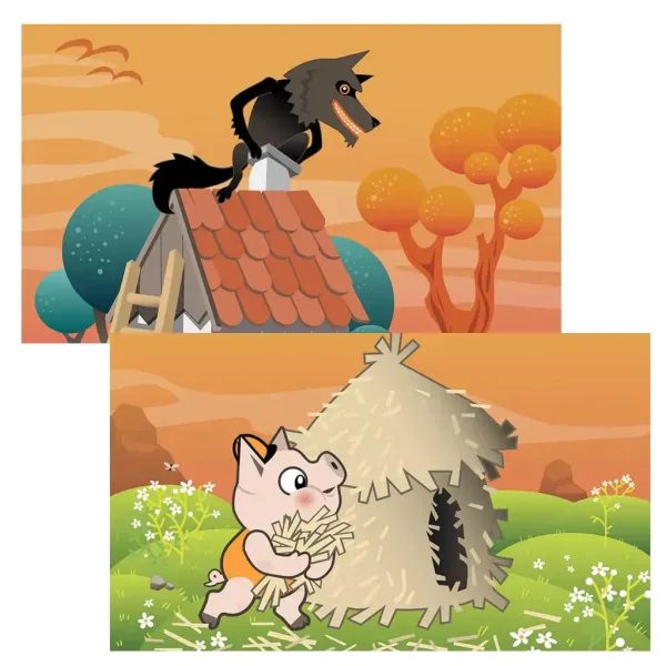 Tři malá prasátka diapozitiv obrázek 2
