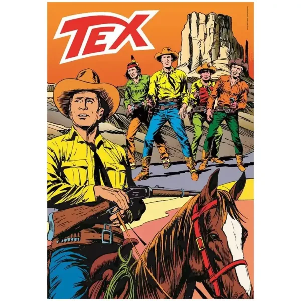 Tex 2 komiksové HQC 1000 dílků puzzle s plakátem - Clementoni obrázek 2