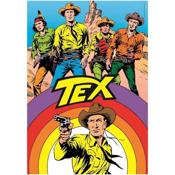Tex komiksové HQC 1000dílné puzzle s plakátem - Clementoni obrázek 2