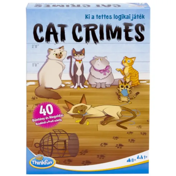 ThinkFun Cat Crimes: Zákeřné kočky společenská hra obrázek 2