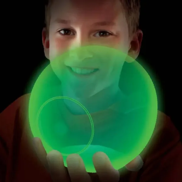 Tiny Wubble svítící ve tmě zelený bublinový míč 30 cm obrázek 2
