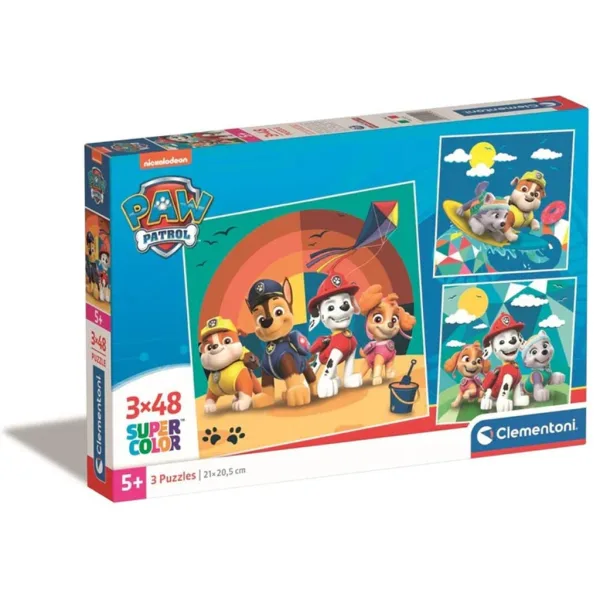 Tlapková hlídka Super color3 v 1 puzzle - Clementoni obrázek 1