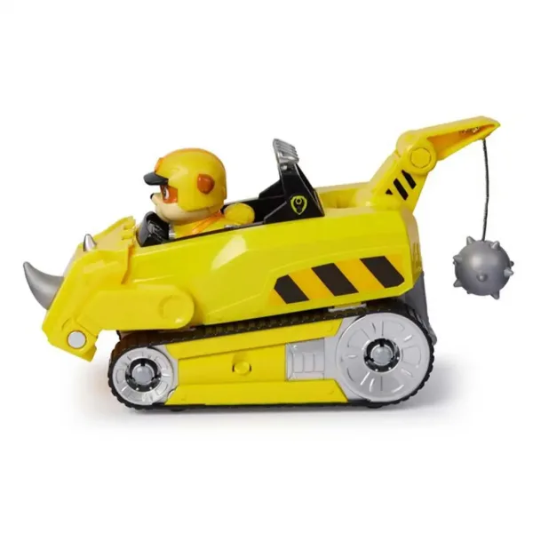 Tlapková patrola: Jungle Pups Rubble minifigurka s nosorožcovým vozidlem - Spin Master obrázek 2