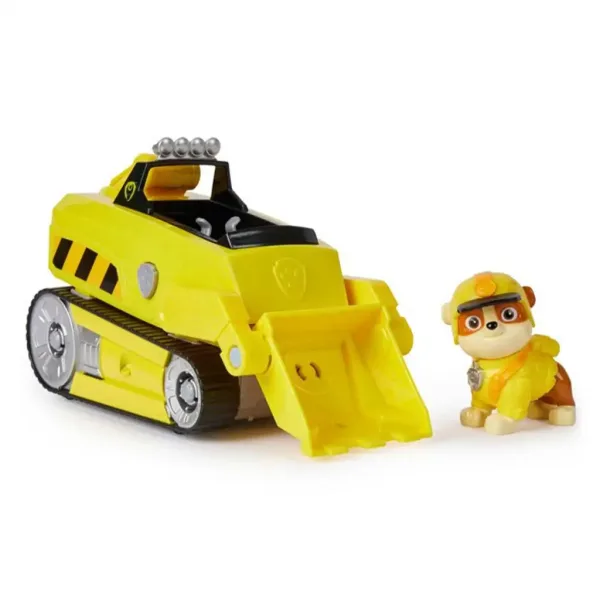 Tlapková patrola: Jungle Pups Rubble minifigurka s nosorožcovým vozidlem - Spin Master obrázek 3