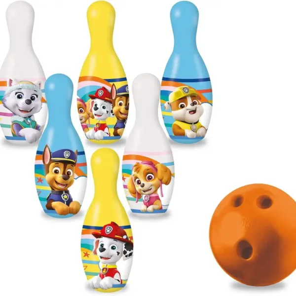 Tlapková patrola bowlingová sada s 6 kuželky - Mondo Toys obrázek 2