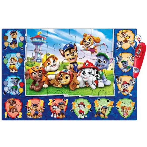 Tlapková patrola interaktivní 24dílné podlahové puzzle - Clementoni obrázek 3
