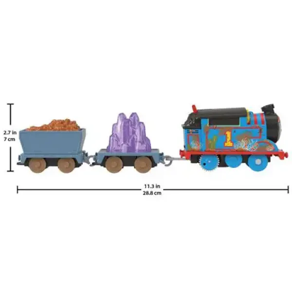 Tomáš a jeho přátelé: Motorizovaná sada s jeskyní z krystalů – Mattel obrázek 3