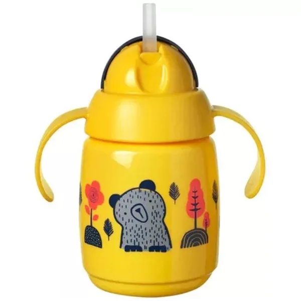 Tommee Tippee: Superstar žlutý tréninkový hrníček se slámkou 300 ml obrázek 2