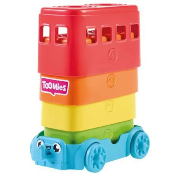 Tomy: Toomies - Peek-a-boo vajíčka patrový autobus hračka set obrázek 2